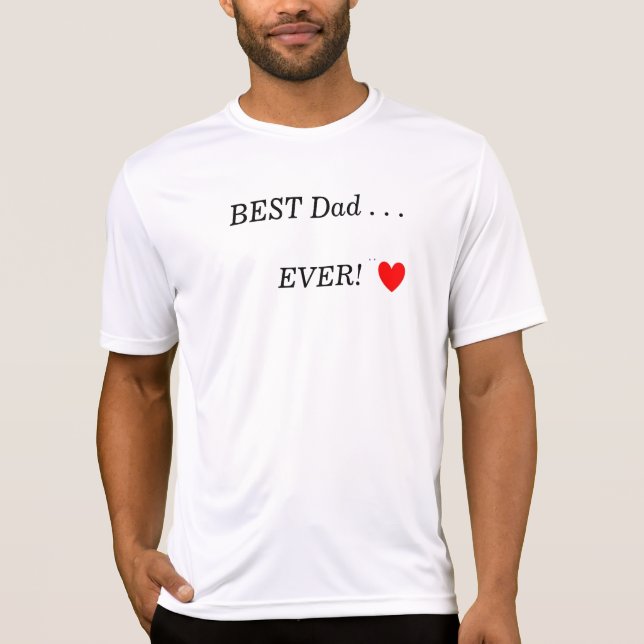Meilleur papa JAMAIS - T-shirt (Devant)