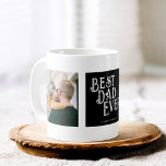 Meilleur papa Jamais Vintage Photo Café Mug<br><div class="desc">Meilleur Père Minimaliste Jamais dans le serif élégant.</div>