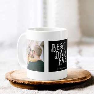 Meilleur papa Jamais Vintage Photo Café Mug