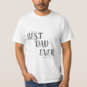 Meilleur papa Jour Père Beau T-shirt