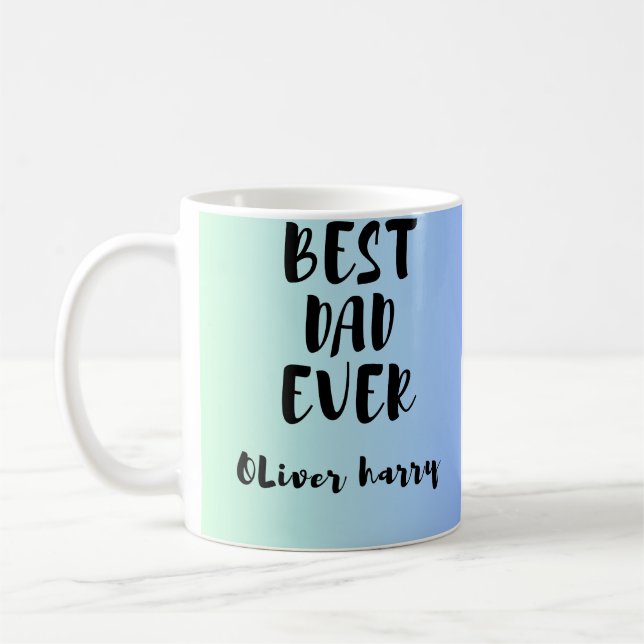 Meilleur Papa Mug Personnalisé  (Gauche)