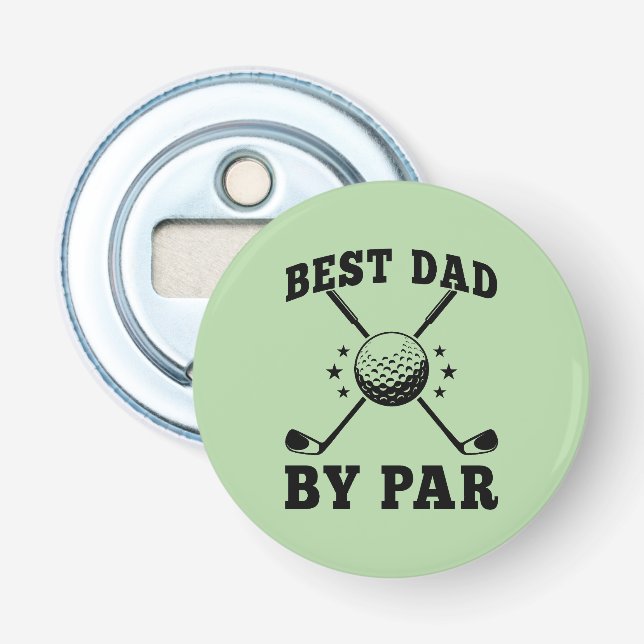 Meilleur Papa Par Bouton Ouvre-Bouteille (Devant)