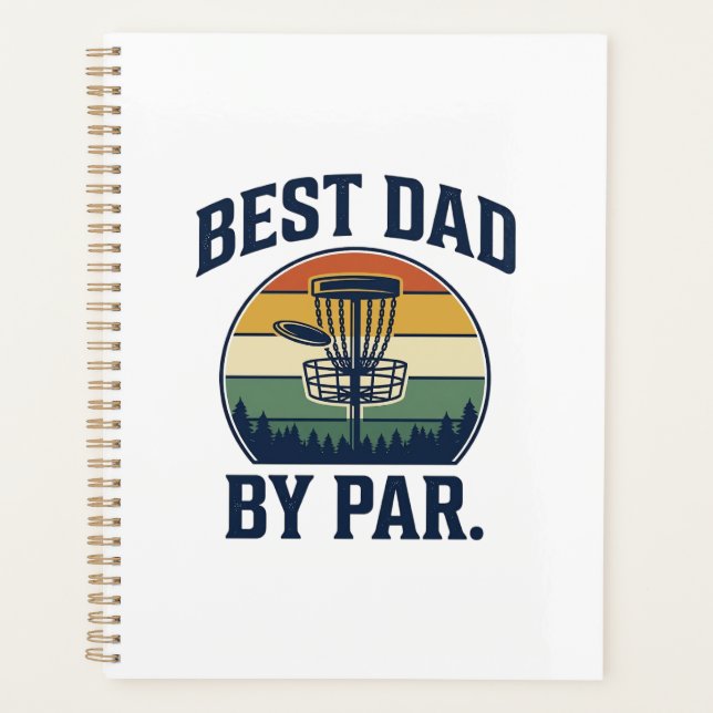 Meilleur Papa Par Disc Golf Vintage Sunset Design_ (Devant)