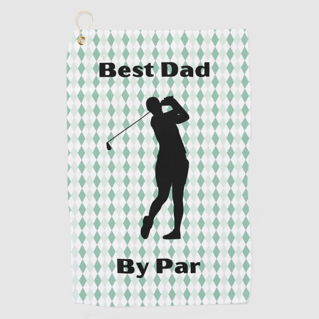 Meilleur Papa par Par Serviette de golf  (Devant)
