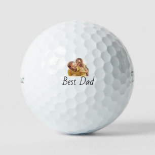 Meilleur Papa Personnalisé Balles de Golf avec Pho