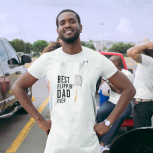 Meilleur papa qui culbute jamais   Tablier de BBQ 