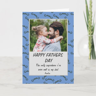 Meilleur Papa Simple Carte de Fête des Pères Perso