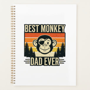 Meilleur Papa Singe Vintage T-shirt de Père Singe_