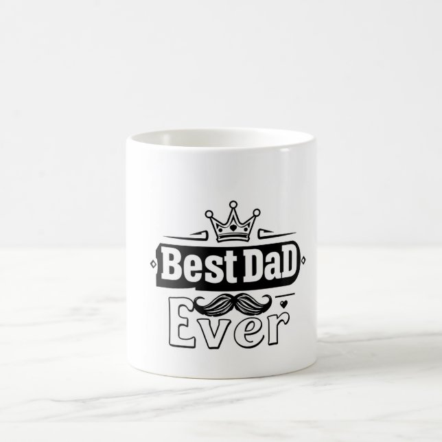 Meilleur papa toujours Mug - Cadeau pour père (Centre)