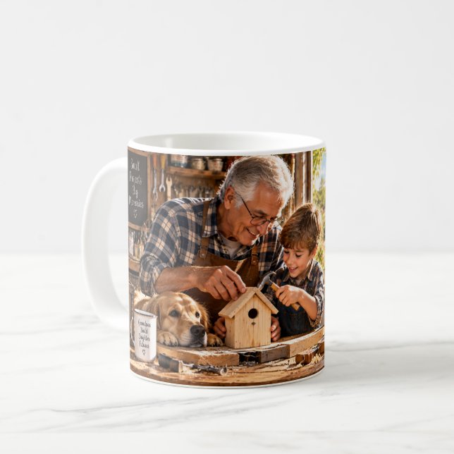 Meilleur Papy Atelier Mug (Devant gauche)