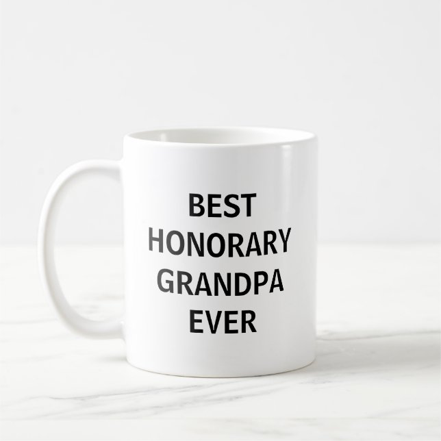 Meilleur Papy d'Honneur Mug Cadeau Bonus pour Papy (Gauche)