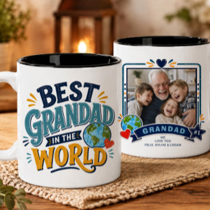 Meilleur Papy du Monde Mug Photo