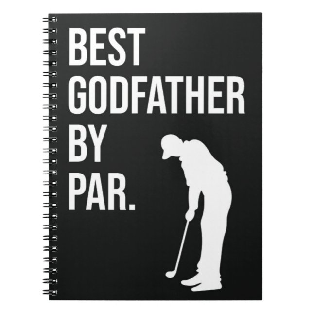 Meilleur Parrain Par Oncle Golf Cadeaux Cahier (Devant)