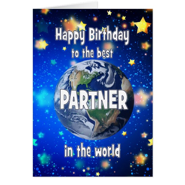 Meilleur Partenaire Dans L'Anniversaire Mondial (Devant)