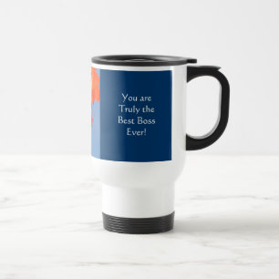 Meilleur patron jamais ! Mug de voyage de café Cad