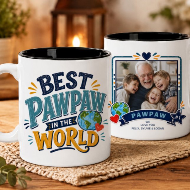 Meilleur Pawpaw du Monde Mug Photo (Créateur téléchargé)