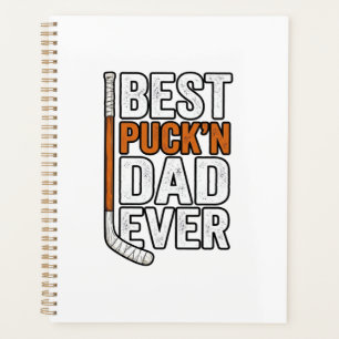 Meilleur Père de Hockey Puck'n Papa Conception Vec