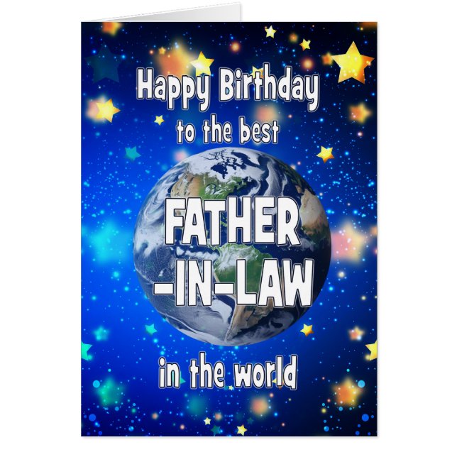 Meilleur Père en droit dans le monde Anniversaire (Devant)