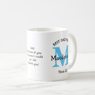 MEILLEUR PÈRE JAMAIS Personnalisé Café Mug