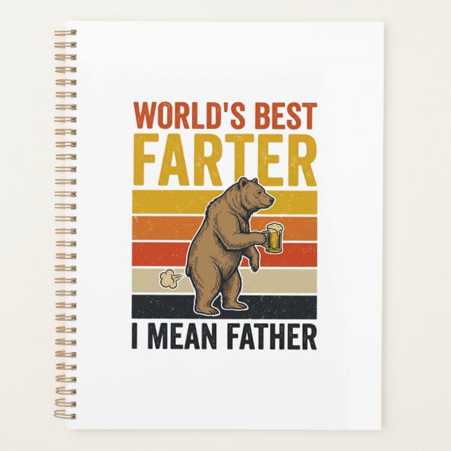 Meilleur Pétomane Drôle Papa Ours du Monde (Devant)