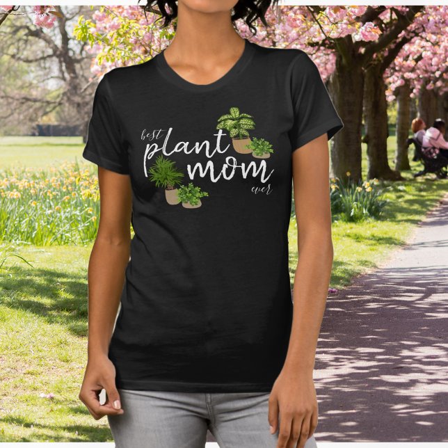 Meilleur Plante Maman Jamais Drôle T-Shirt (Créateur téléchargé)