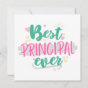 Meilleur Principal Jamais, Carte Cadeau Principal