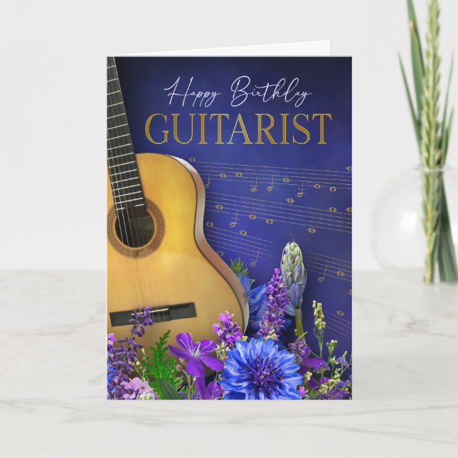 Meilleur Professeur Carte de Vœux Florale (Devant)