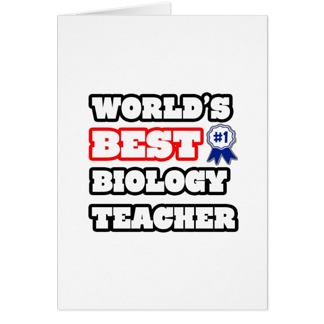 Meilleur professeur de biologie au monde (Devant)