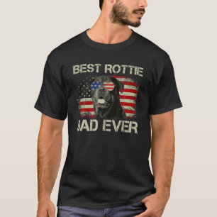 Meilleur Rottie Papa Jamais Tshirt Rottweiler Amé