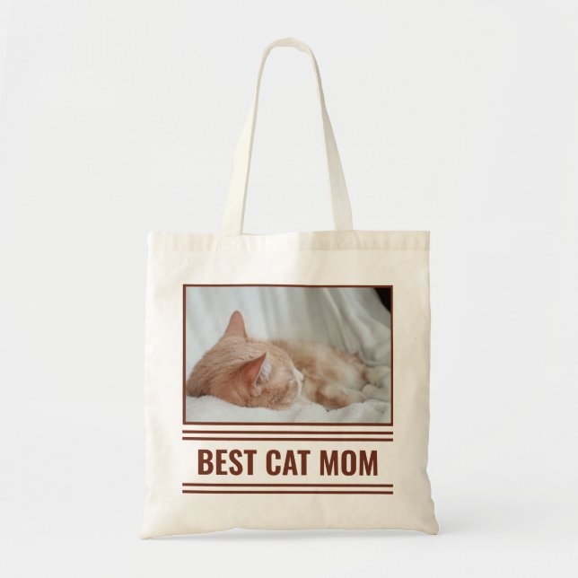 Meilleur Sac fourre-tout de maman chat (Devant)