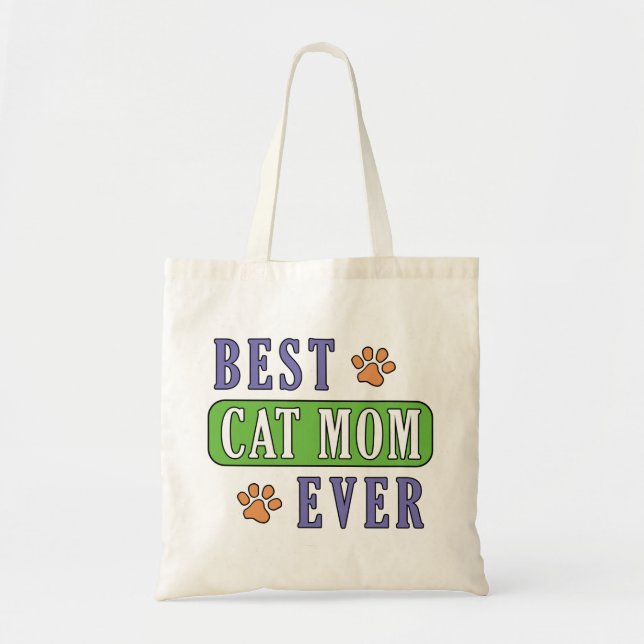 Meilleur Sac fourre-tout de maman de chat (Devant)