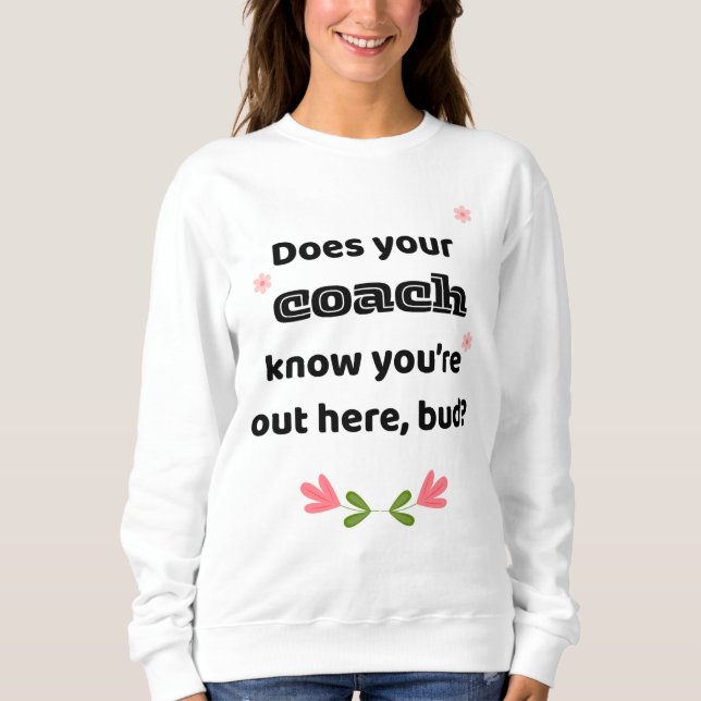 Meilleur Sweat à Capuche pour Entraîneur de Hockey (Devant)