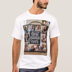 Meilleur T-Shirt De Collage Photo Personnalisé Nan