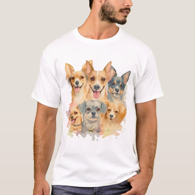 Meilleur T-shirt de conception de chien pour coupl (Devant)