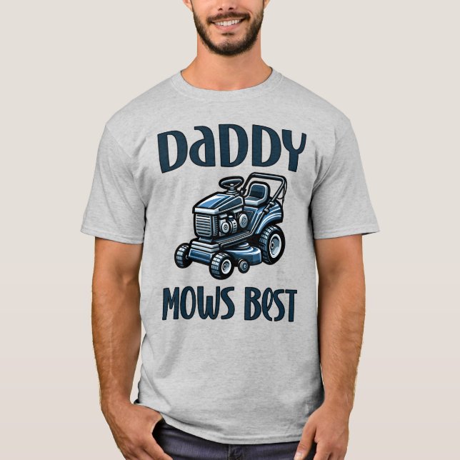 Meilleur T-shirt de Daddy Mows (Devant)