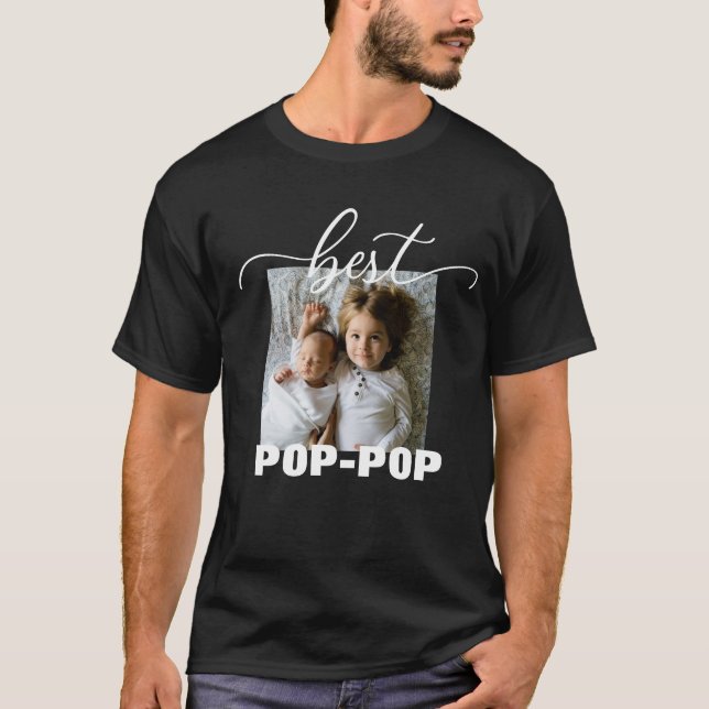 Meilleur T-shirt de Fête des pères photo POP-POP (Devant)