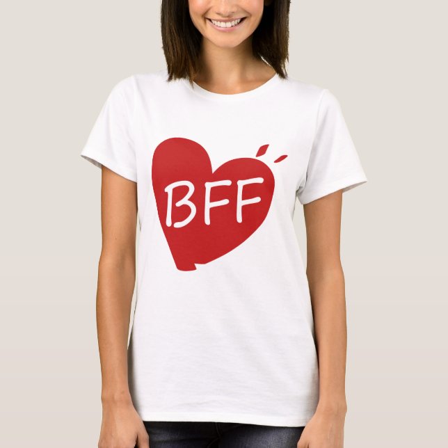 Meilleur T-shirt Friend Forever - BFF Matching (Devant)