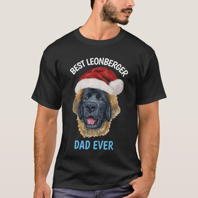 Meilleur T-shirt Leonberger Dad Ever (Devant)