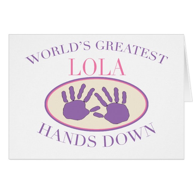 Meilleur T-shirt Lola Haut la Main (Devant horizontal)
