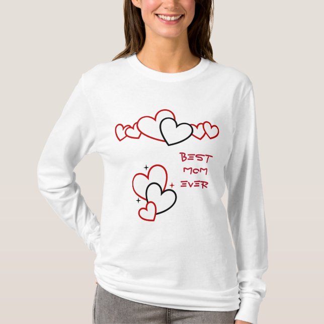 Meilleur T-shirt maman (Devant)