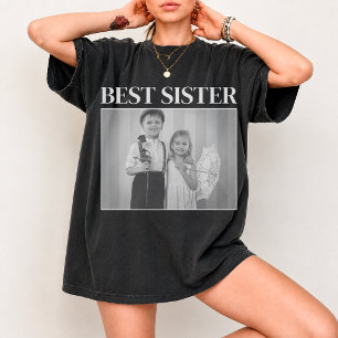 Meilleur T-Shirt Personnalisé avec Photo pour Sœur