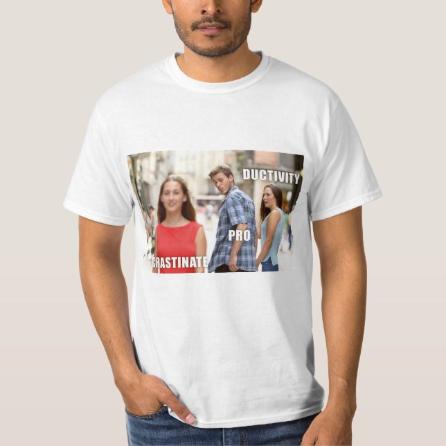 Meilleur T-shirt Procrastination. Seulement pour l (Devant)
