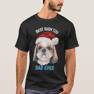 Meilleur T-shirt Shih Tzu Papa Jamais