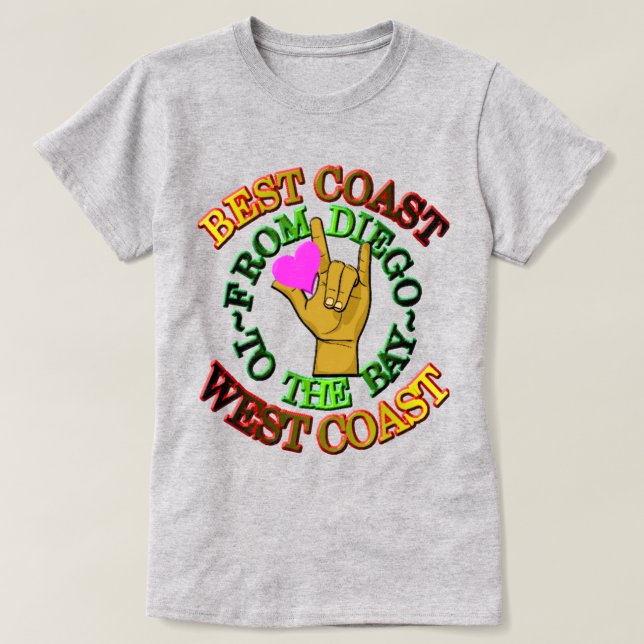 Meilleur T-Shirt West Mocha Luv (Design devant)