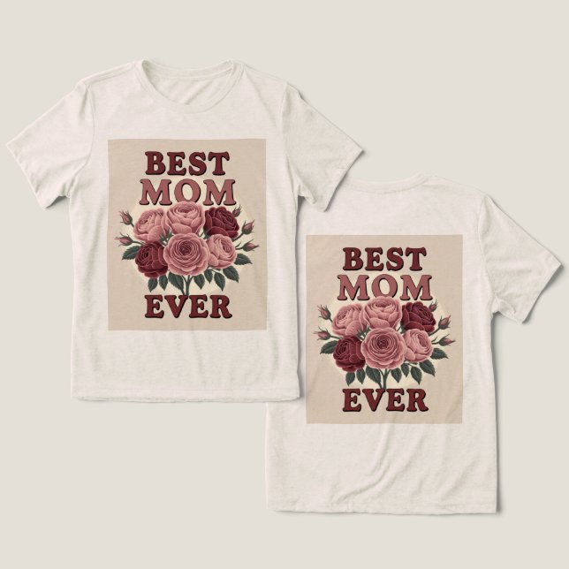 Meilleur T-Shirts Rose (Design Recto & Verso)