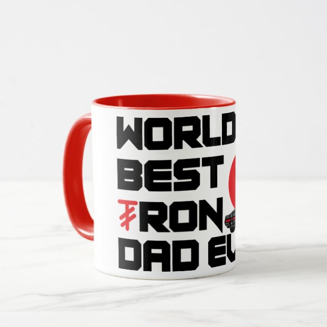 Meilleur Tron TRX Papa Crypto Mug (Devant gauche)