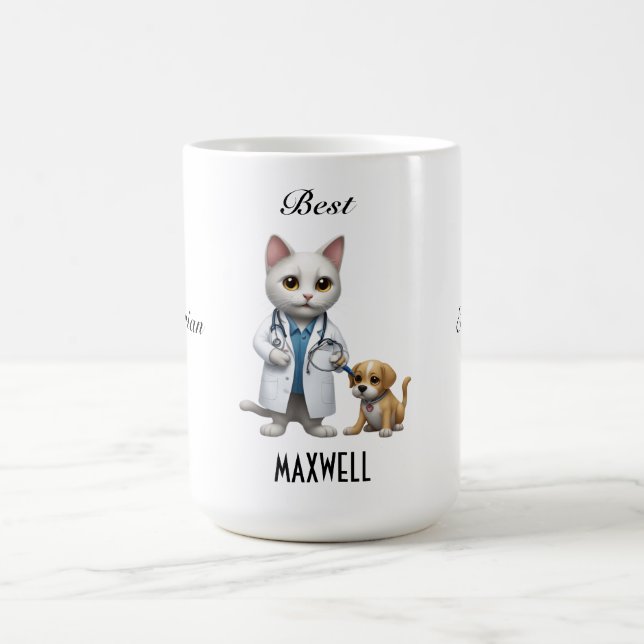 Meilleur Vétérinaire Jamais Mug (Centre)