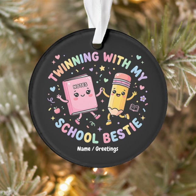 Meilleure Amie Kawaii à l'école Jumelage Amitié (Arbre)