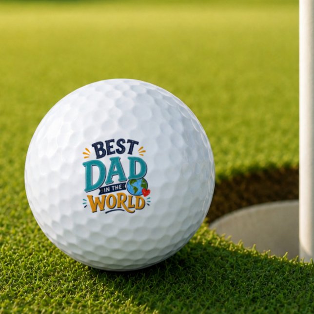 Meilleure Balle de Golf Papa du Monde (Créateur téléchargé)