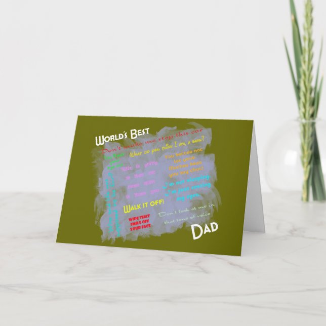 Meilleure carte de dadisme (Devant)